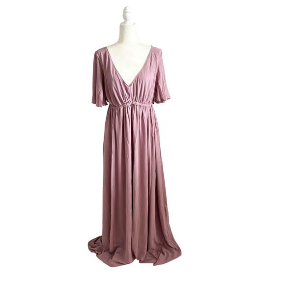 Show Me Your Mumu Emily Maxi Dress 1X Antique Rose NWT - Picture 2 of 9